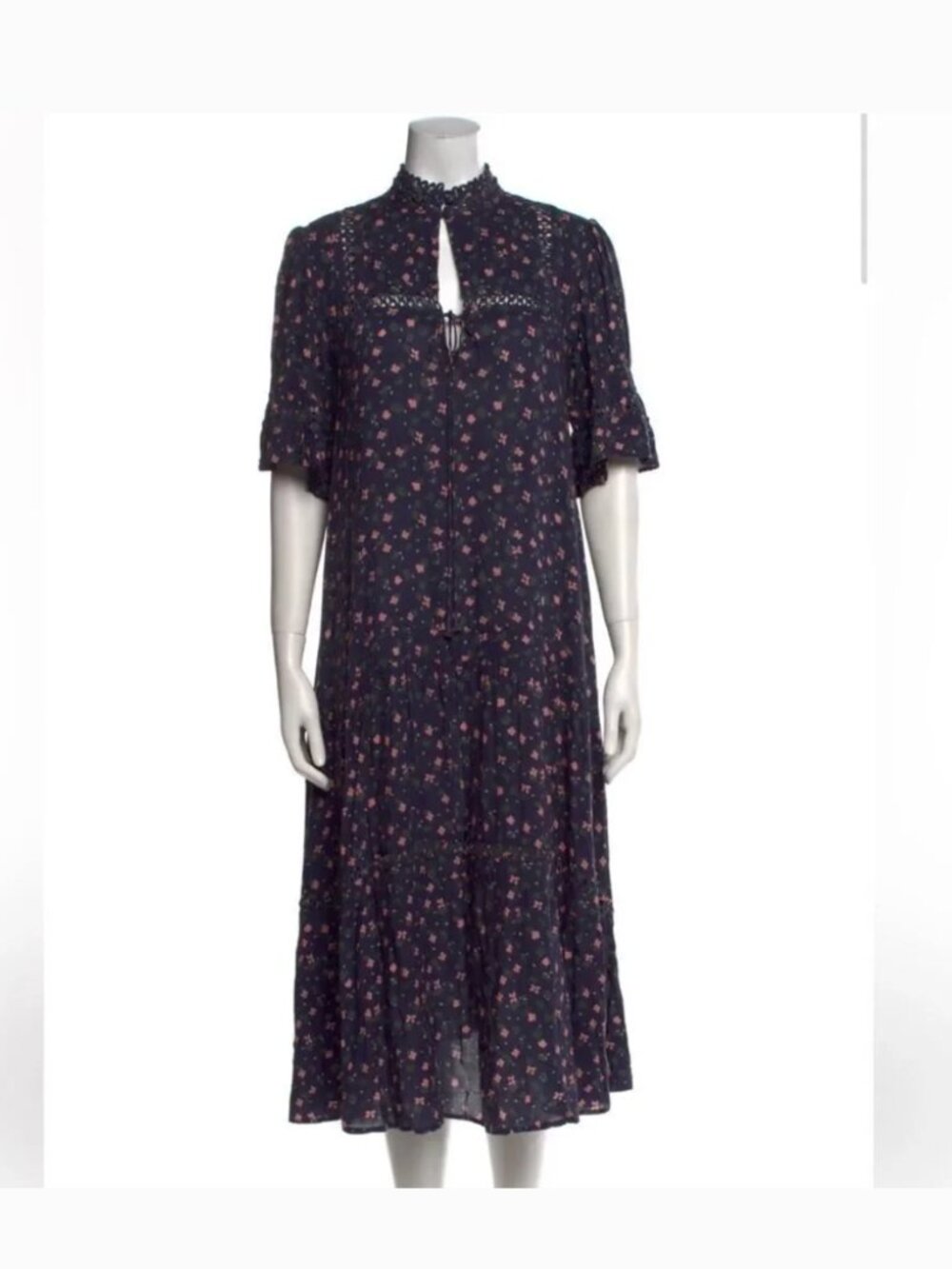 Apiece Apart Floral Midi Dress Sz 0